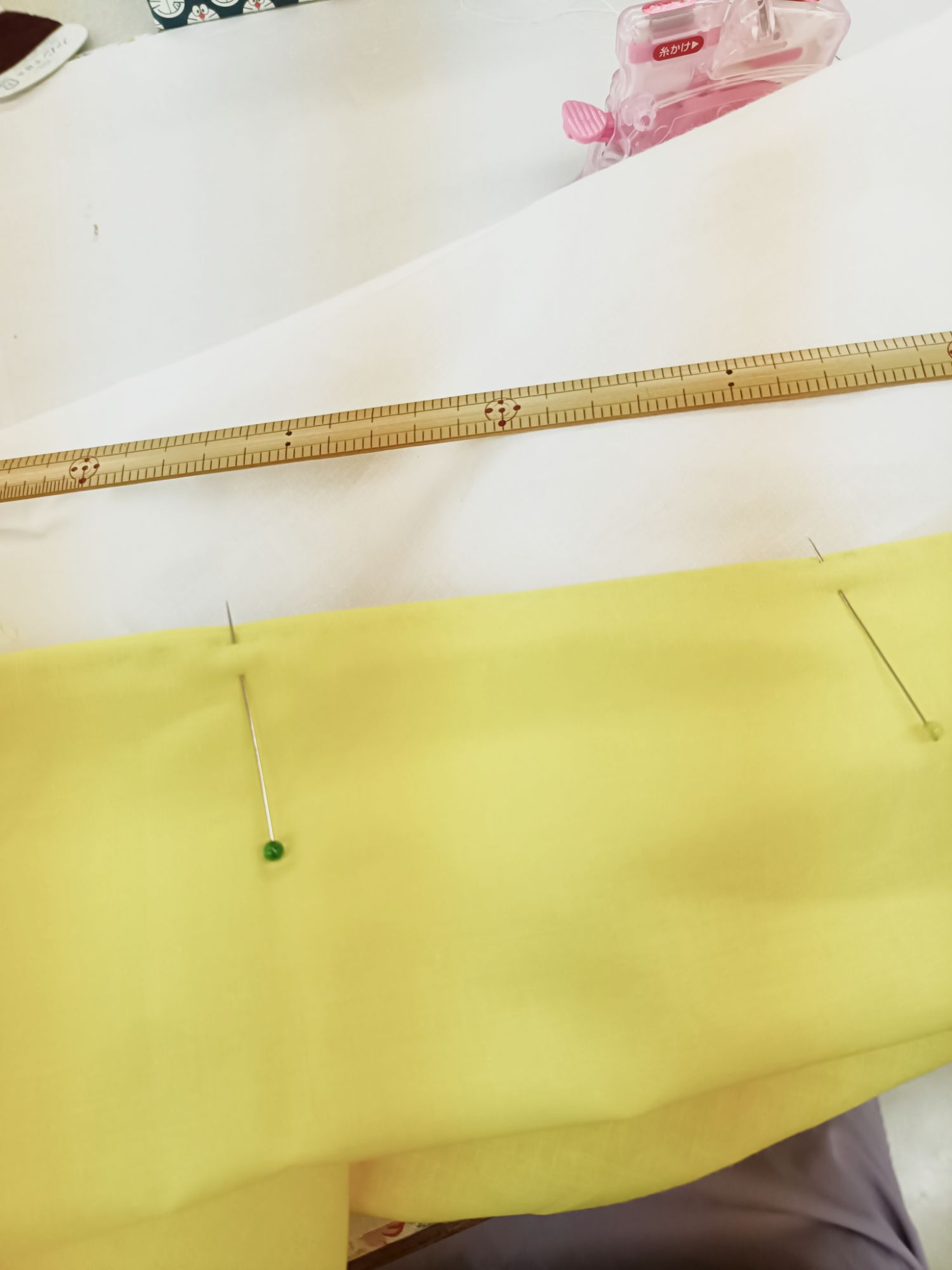 和裁の試験のために対策始めました。